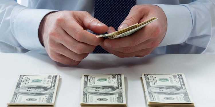 Man Counting Money
